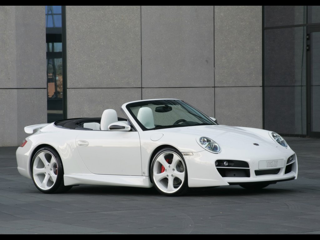 Foto: TechArt Cabriolet based on Porsche Carrera 4S Side Angle (2007)