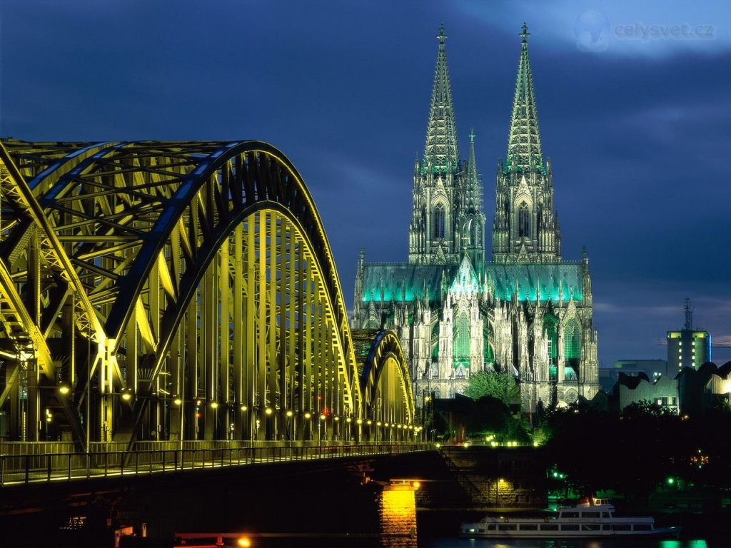 Foto: Cologne Cathedral And Hohenzollern Bridge, Cologne, Germany