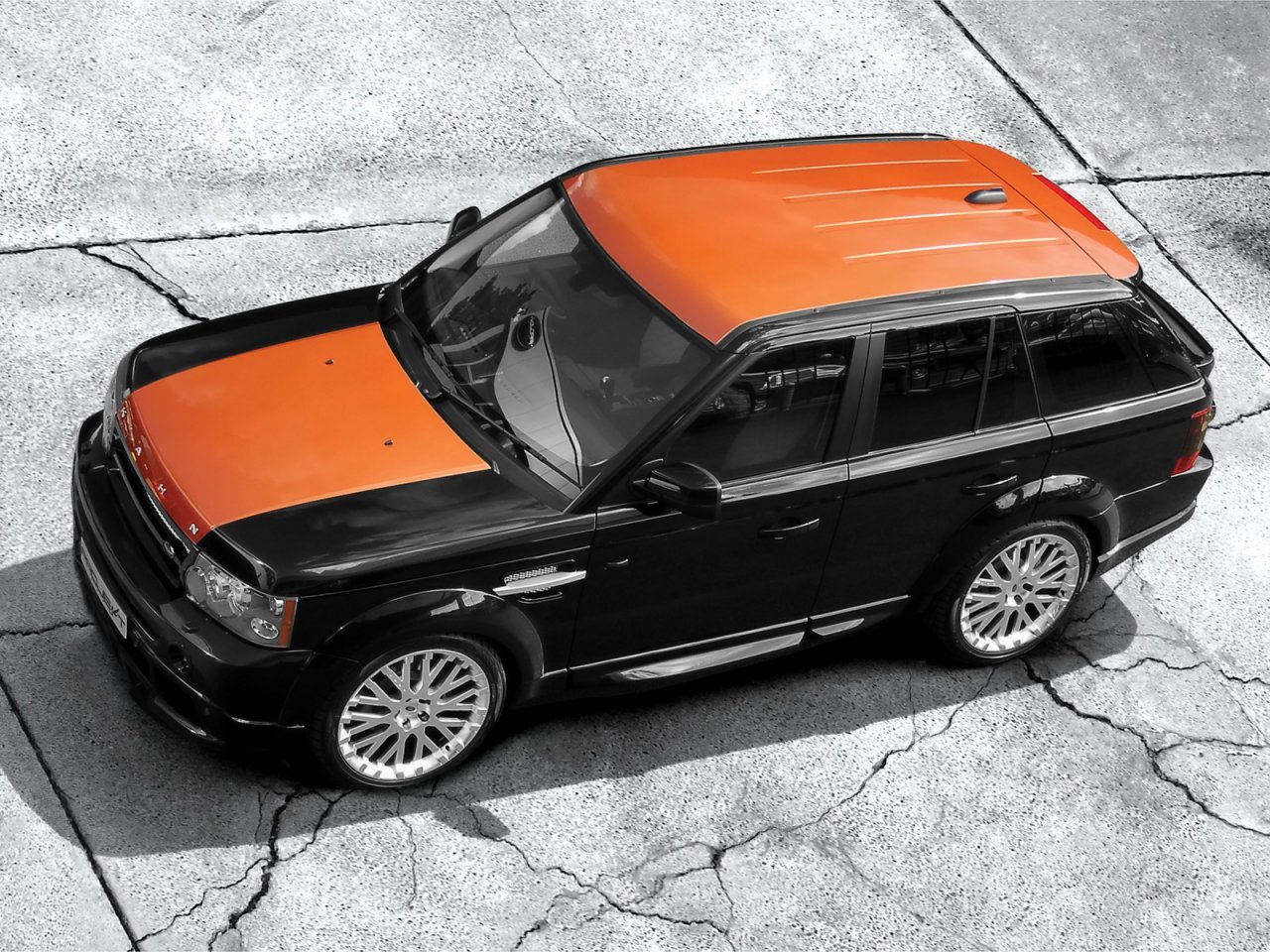 Foto: Project Kahn Range Rover Sport Vesuvius Side Top Closeup (2008)