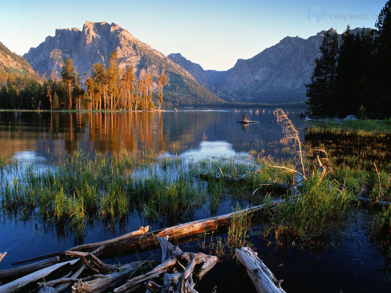 Foto: Jackson Lake At Sunrise, Grand Teton National Park, Wyoming