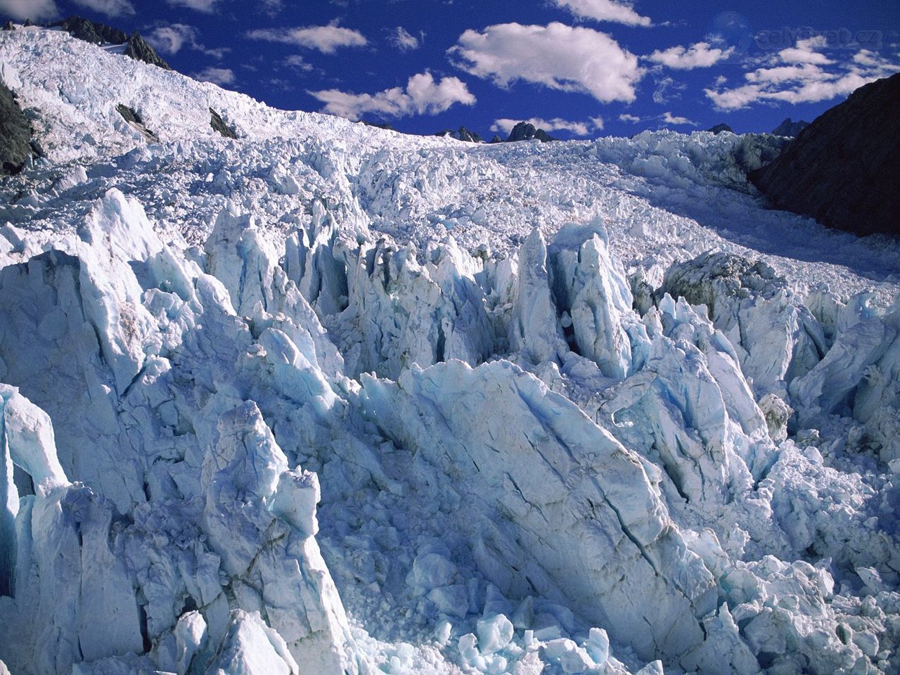 Foto: Fox Glacier, Southern Alps, South Island, New Zealand