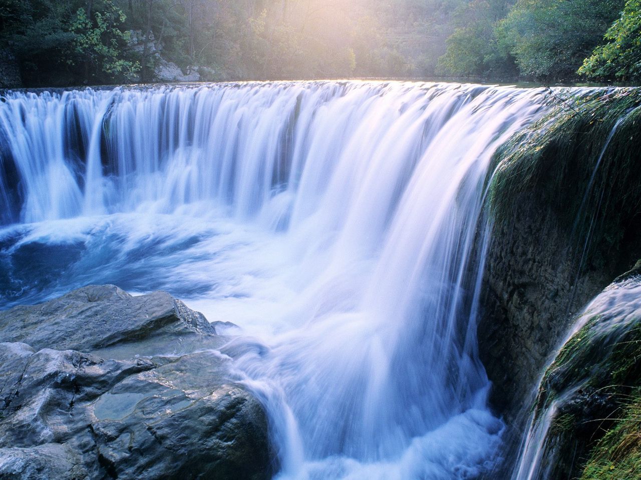 Foto: Waterfall, Cevennes Area, Gard, France