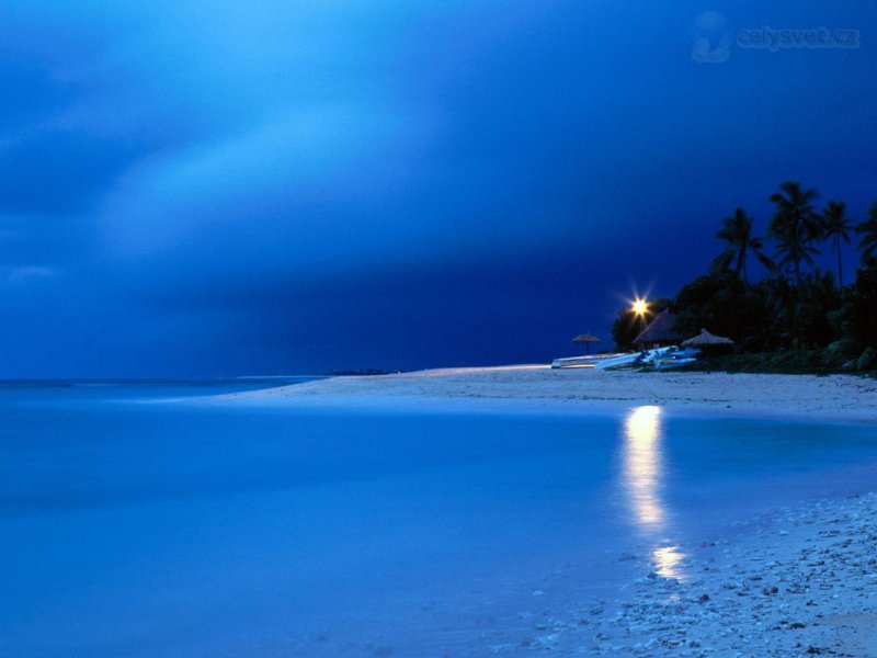 Foto: Boathouse At Dawn, Fiji