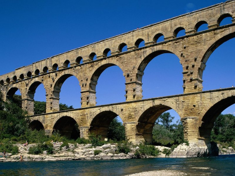 Foto: Pont Du Gard, Near Avignon, France